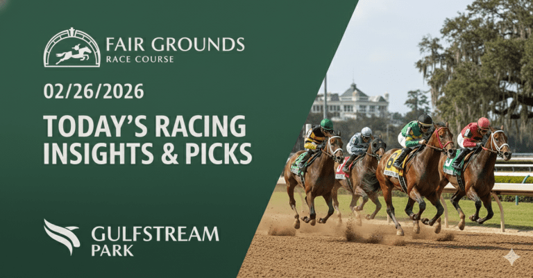 Horse racing at Fair Grounds